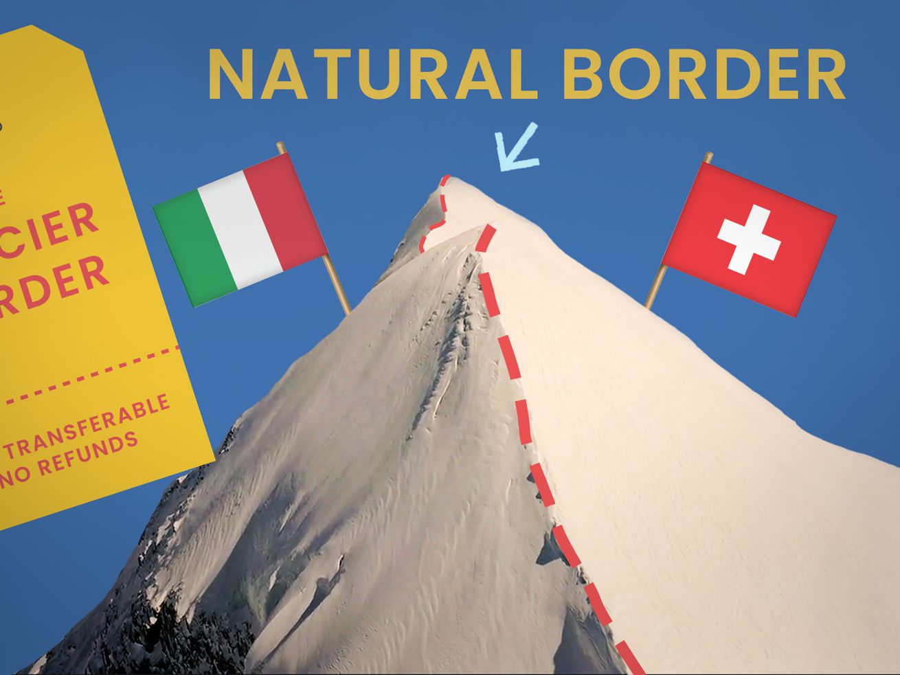 The Italy-Switzerland border is melting