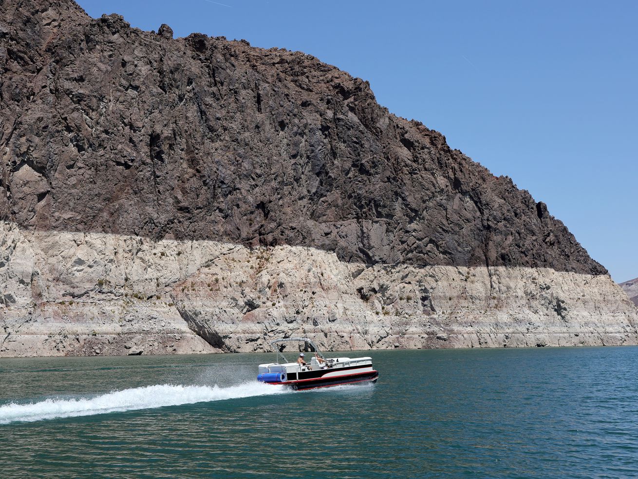 The Colorado River drought is so bad you can see it from space