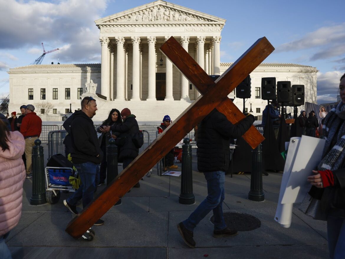 The Supreme Court takes up a messy, chaotic case about religion in the workplace