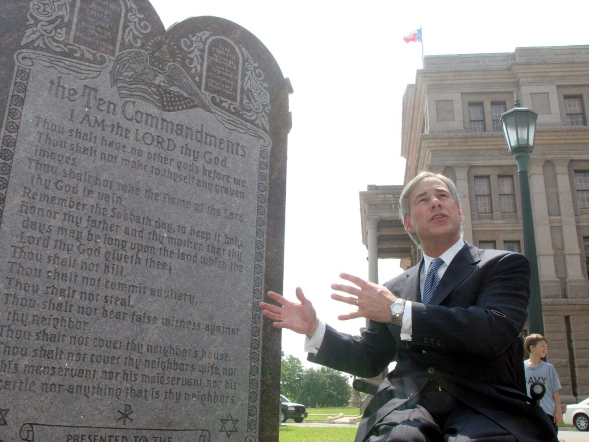 The Ten Commandments could be in every Texas classroom next fall