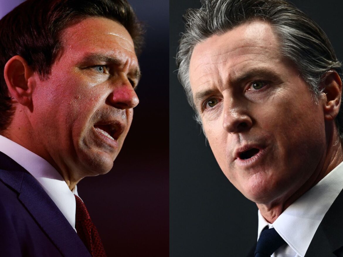 Why Gavin Newsom and Ron DeSantis are debating each other