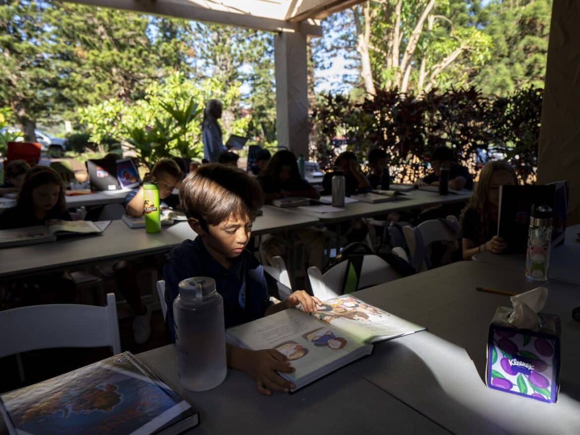 Lahaina schools are open again. Parents worry they’re ridden with toxic waste.