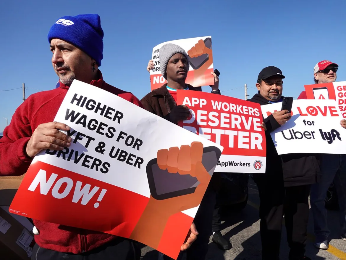 Why Lyft and Uber drivers did their largest strike ever