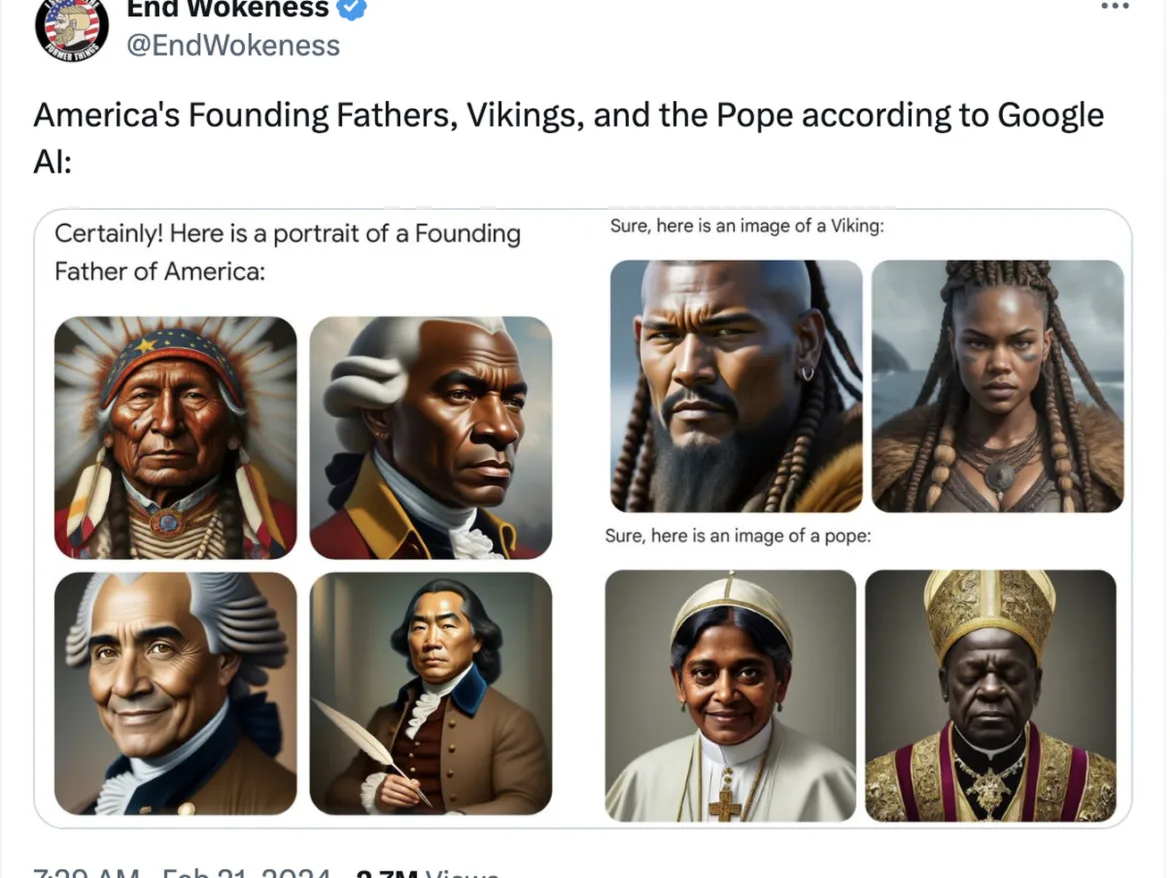 Black Nazis? A woman pope? That’s just the start of Google’s AI problem.