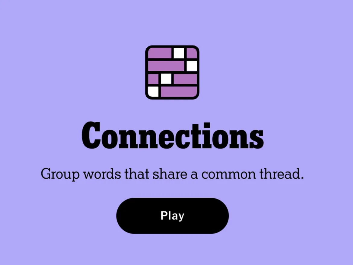 Connections, the most fun (and sometimes frustrating) game on the internet